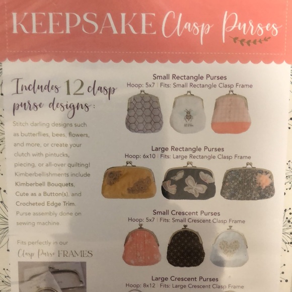 Kimberbell Clasp Purses - Picture 2 of 6